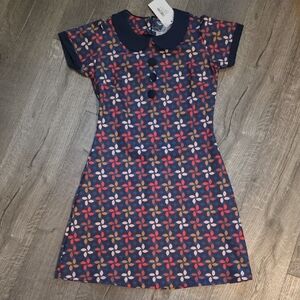 Retro Collared Dress NWT